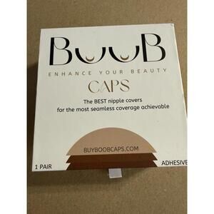 Boob Caps Adhesive Nipple Covers Reusable 1 Pair Caramel